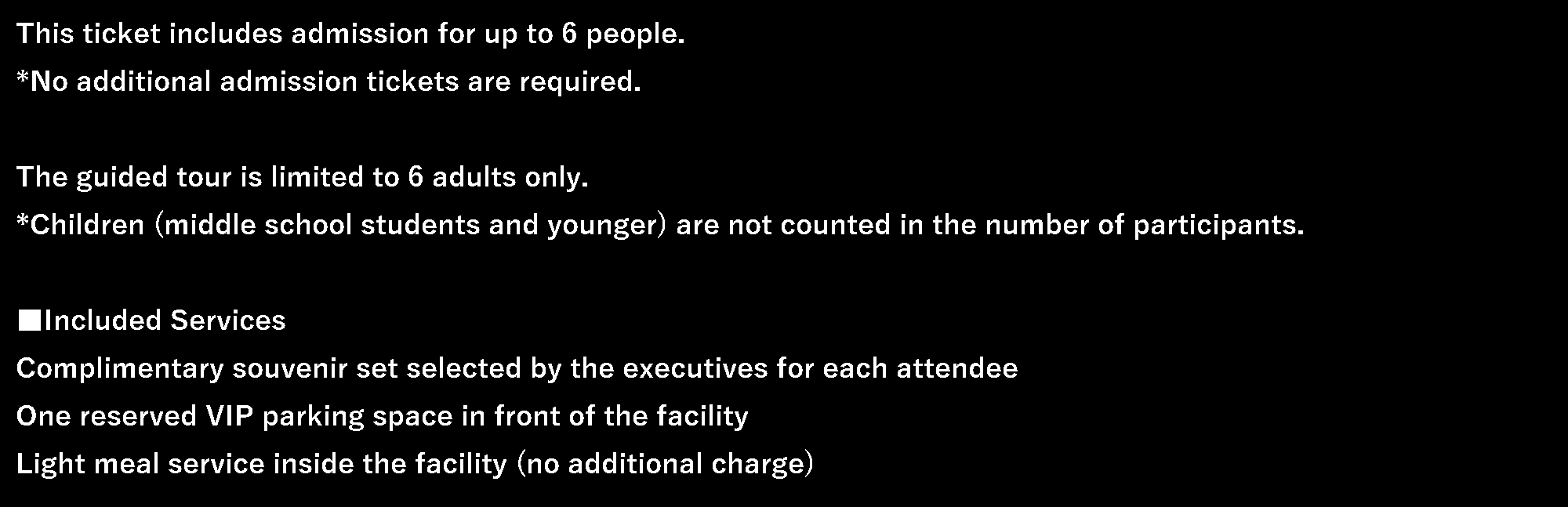 English Private Guide included